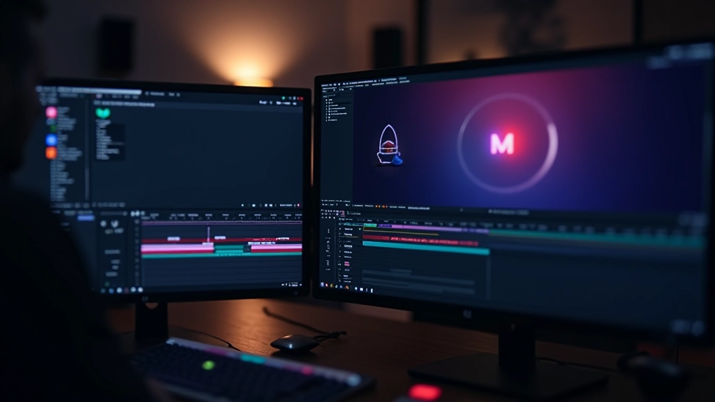 Interfaz de software de animación mostrando líneas de tiempo y curvas de easing para transiciones fluidas