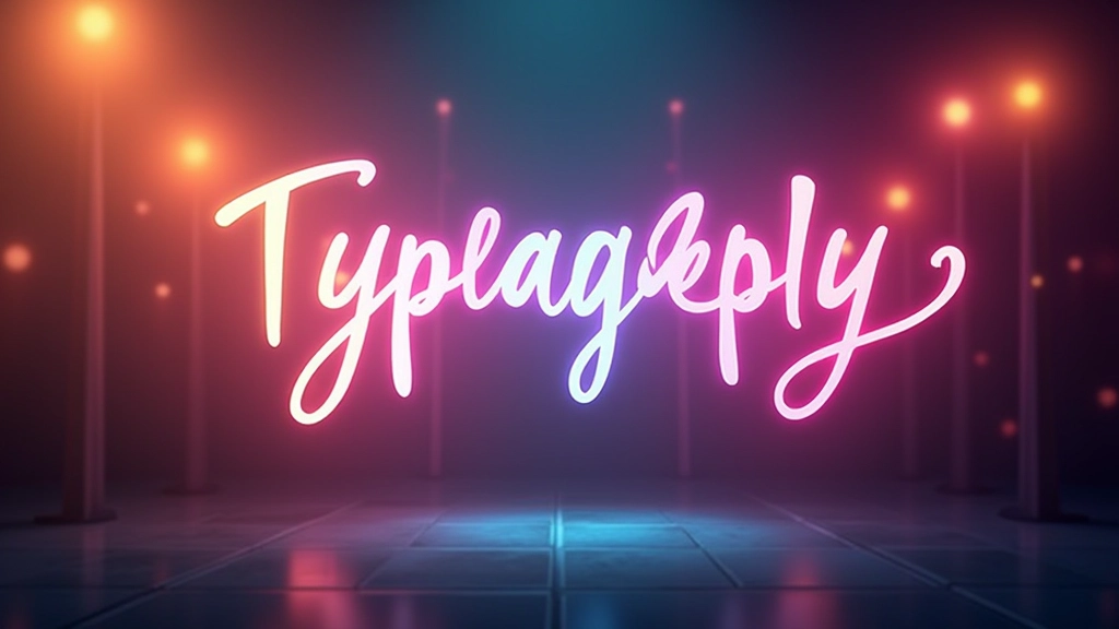 Animación de tipografía para redes sociales